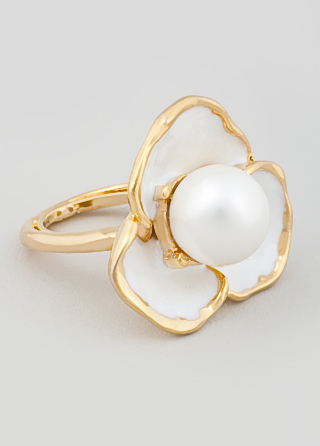 Kenneth Jay Lane Pure Flower Power Ring