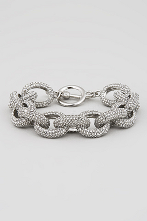 Kenneth Jay Lane Black Tie Bracelet